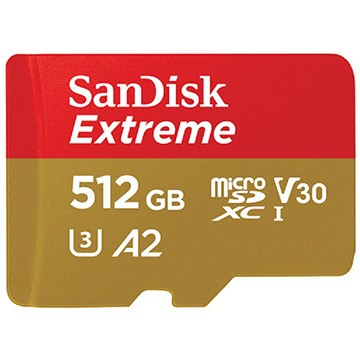 SanDisk 512GB 512G microSD【190MB/s Extreme】microSDXC micro SD SDXC 4K U3 A2手機記憶卡