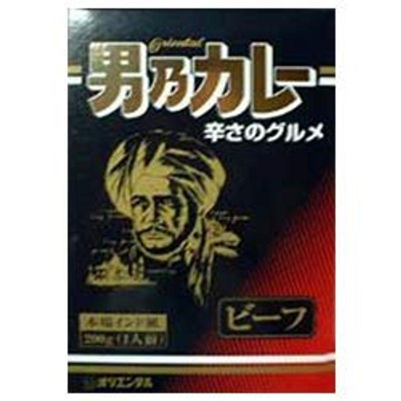 オリエンタル 男乃カレー ビーフ 200g×20個入×(2ケース)