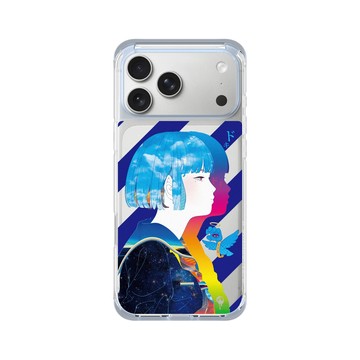 iPhone 17 Pro Max ClearX (MagSafe 兼容) 冰透藍 - MITSUME - Blue bird