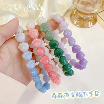 G81現貨-解壓～多款👉 漸變雙色盤珠手串仿菩提手鍊禮品學生解壓盤珠子繞指柔手鍊