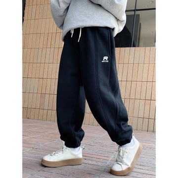 男童褲子兒童春裝長褲2026新款中大童寬松運動褲春秋季童裝休閑褲