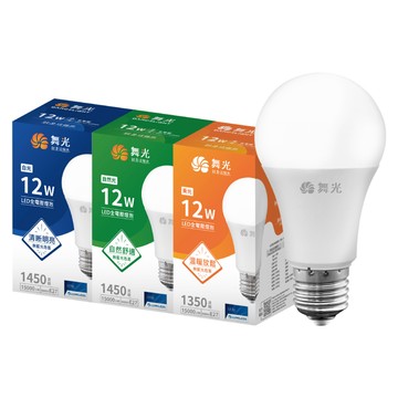 DanceLight 【6入組】LED 12W E27 燈泡 白光 自然光 黃光 球泡燈 全電壓