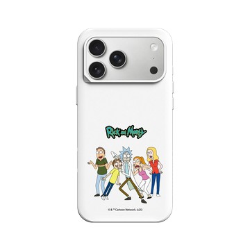 iPhone 17 Pro Max SolidX 白 - 瑞克和莫蒂 Rick and Morty - 史密斯一家