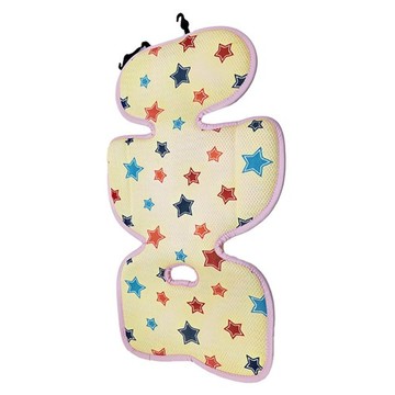 Gio Pillow GIO Ice Seat 超透氣涼爽墊 A 香草星星 Coolon機能網布 適用各式推車與汽車座椅  1個