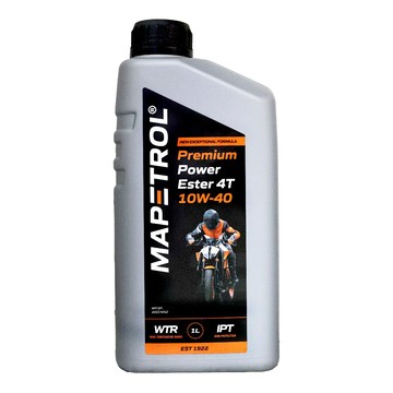【易油網】MAPETROL PREMIUM POWER ESTER 4T 10W40 酯類 合成 機車機油 MA2 重機