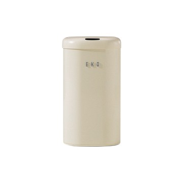 EKO 時尚復古款智能感應式垃圾桶15L-奶油白