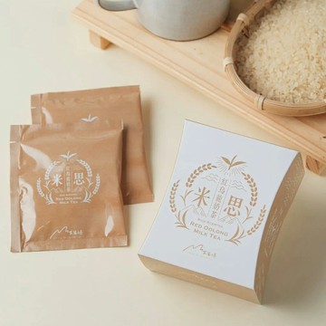 茶 飲品 台灣台東特產【山下生活】米思紅烏龍米奶茶 30克*5入