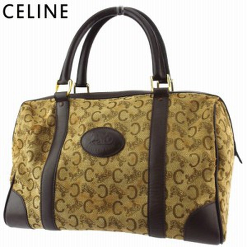 celine セリーヌ　ミニボストンバッグ　ハンドバッグ　マカダム　オールド