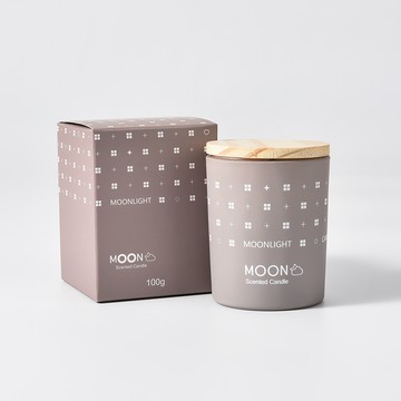 【MOON LIGHT 月光蠟燭】MOON LIGHT 北歐設計手工香氛蠟燭 3.5oz - 邂逅月光