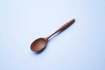 中型木勺，胡桃木