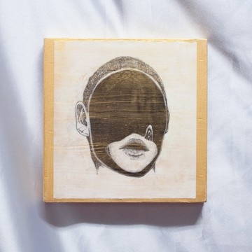 秘密基地 / 20 x 20 公分 / 複合媒材 畫作 / 2017年繪