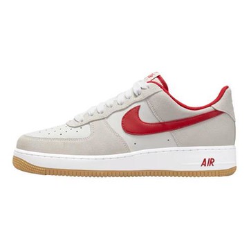 Nike 休閒鞋 男鞋 麂皮 Air Force 1 07 LV8 灰紅【運動世界】IB6388-101