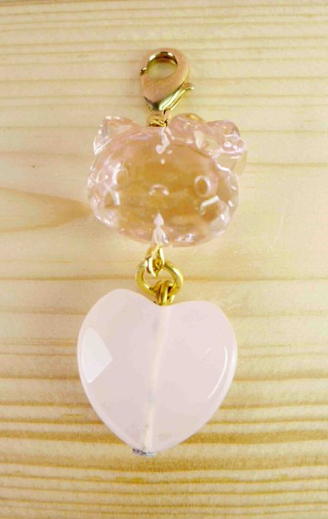 【震撼精品百貨】Hello Kitty 凱蒂貓 KITTY吊飾拉扣-粉戀愛 震撼日式精品百貨