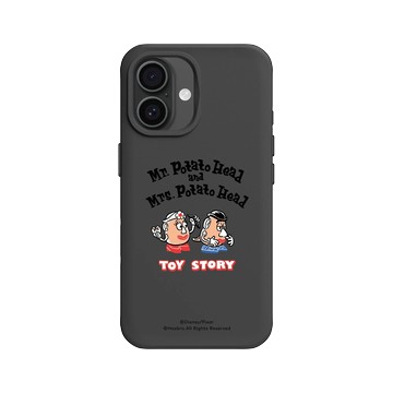 iPhone 16 SolidX 黑 - 迪士尼-玩具總動員 Toy Story - Hello! 蛋頭先生與蛋頭太太