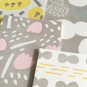 moshimoshi | 凸版印刷明信片組(四入)