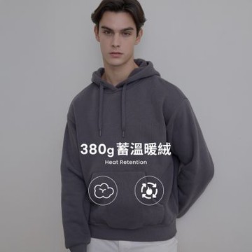 【雙12限時搶】GIORDANO加絨刷毛連帽上衣/束口褲【多色任選】