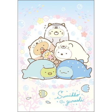 角落生物-小夥伴 32K空白筆記本C-海洋