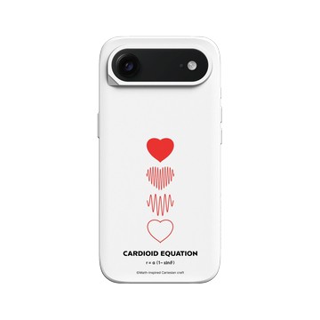 iPhone Air SolidX 白 - Valentine's Day Collection - 愛的方程式：心動頻率（紅）