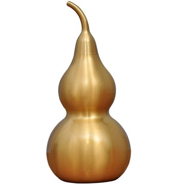 純銅葫蘆擺件開口風水招財家居擺設書房客廳玄關電視柜酒柜裝飾品