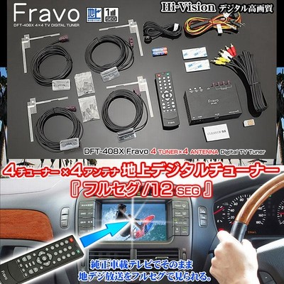 Amazon.co.jp: フルセグ 地デジ チューナー DFT-408X Fravo 4