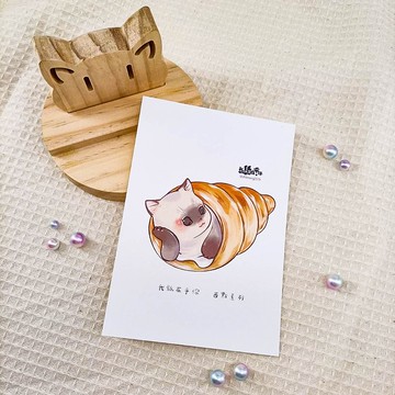 ME183-c11_我紙在乎你百喵萌(西點系列)明信片_postcard