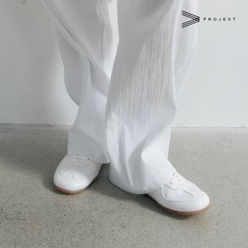 PROJEXT 防潑水薄底德訓鞋 經典白 女鞋 Maison Musa Sneakers