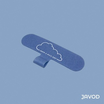JAVOD 手機掛繩夾片 掛繩通用墊片 - 掛繩夾片 - 無環雲朵淺藍V2