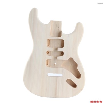 Winn ST01-DT 未完成的手工吉他琴體椴木電吉他琴體吉他桶更換零件