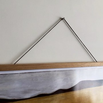 【LIGHTO】40～100cm 實木掛軸/磁吸掛軸