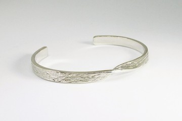 【純銀系列】髮絲手環-白款