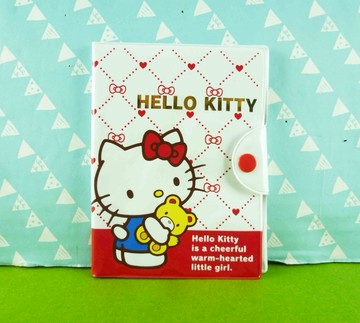 【震撼精品百貨】Hello Kitty 凱蒂貓~證件套~紅白熊【共1款】