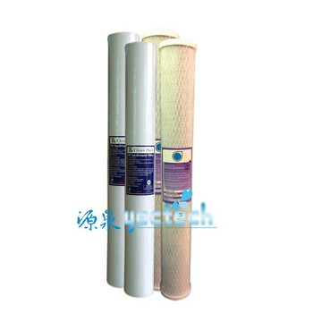 台製20英吋小胖全戶式淨化設備水塔過濾淨水器PP濾心+CTO活性碳濾心【一次購買2組4支1000元】