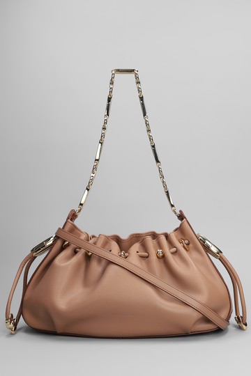 Zimmermann Halcyon Shoulder Bag In Taupe Leather