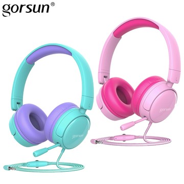 gorsun a62高品質兒童有線耳機 (附麥克風)