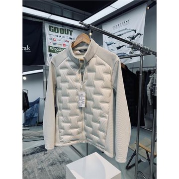 壓膠防鉆絨中間層內膽男女通用戶外機能防風保暖立領羽絨服外套