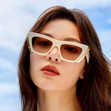 年度最新 復古 歐美 貓眼風網紅款 百搭 抗UV 太陽眼鏡74210