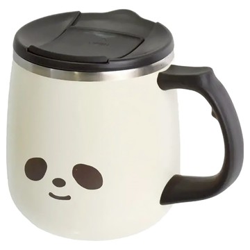 Sabu MOOMOO 復古文青可愛不鏽鋼保冷保溫馬克杯  1個  400ml  大熊貓