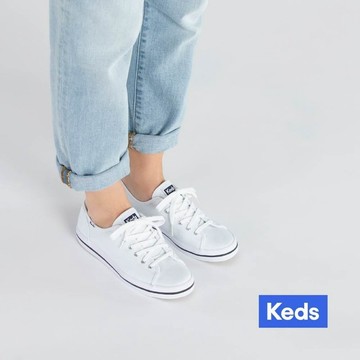 Keds KICKSTART 經典帆布小白鞋 9191W130035(WF54682)
