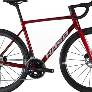 【小宇單車】HASA DEROMA 車架 碳纖維公路車車架 熔岩紅M