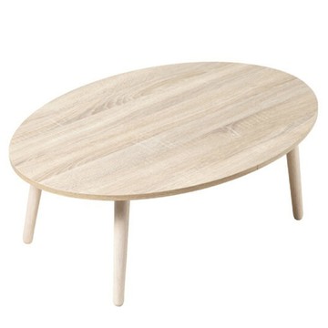 AMOS 精緻美學圓形和室桌  原木色  90 x 60 x 31.5cm