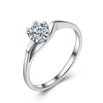 現貨+預購 925純銀戒指鑲鑽銀飾-時尚浪漫百搭七夕情人節生日禮物女配件73an101【獨家進口】【米蘭精品】