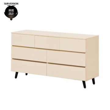 【顛覆設計】希也納白楓木色5尺七斗櫃