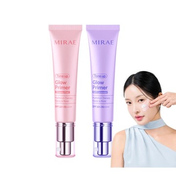 MIRAE 柔焦調色發光霜x1 亮顏粉/煥顏紫任選
