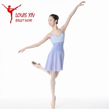 路易十四 Giselle蕾絲吊帶 芭蕾舞蹈練功服吊帶連體服體操形體服