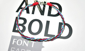 手編蠶絲蠟線素款 <閃亮亮的> ((腳鍊款)) //可以自選顏色//