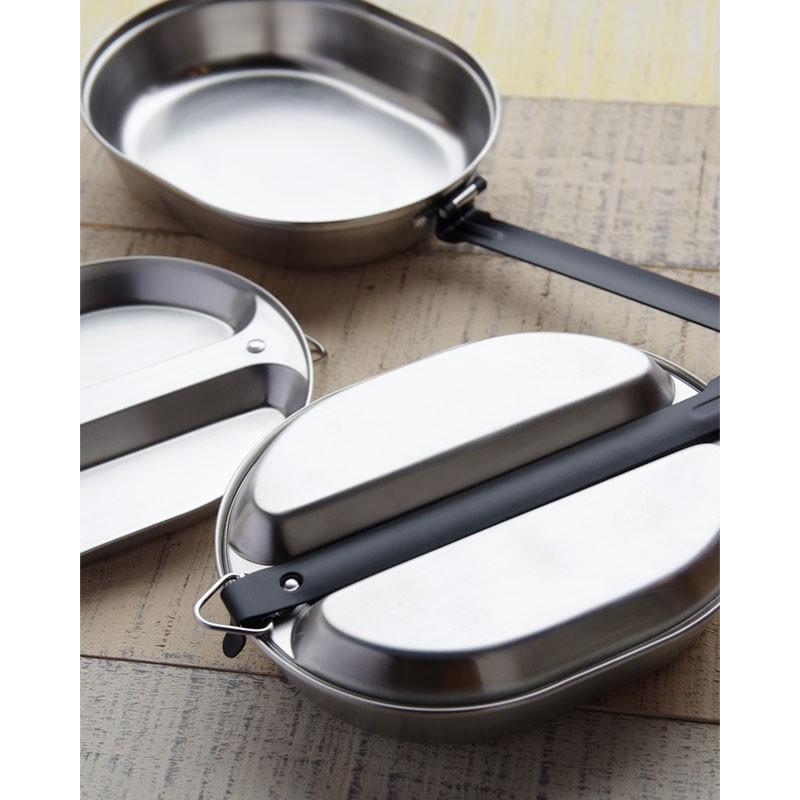 アマブロ メスキットパン ラウンド amabro MESS KIT PAN (Round) Steel ステンレス ミリタリー キャンプ アウトドア