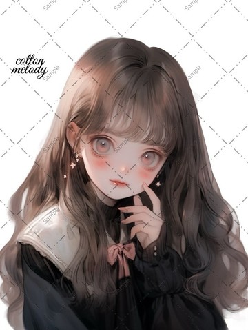 original sticker no.496 人物貼紙 原創貼紙 人物貼紙 女孩貼紙 原創人物貼紙