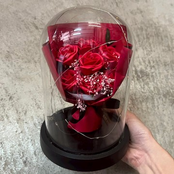 (沐沐屋)浪漫氣氛 永生花造型 花束小夜燈 氛圍燈 裝飾 擺設 禮物*