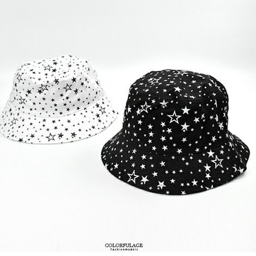 漁夫帽 街頭休閒滿版星星【NHD41】