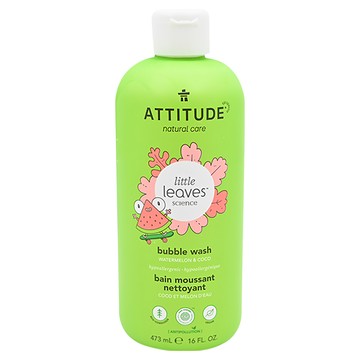 ATTITUDE 艾特優 兒童泡泡浴 3歲以上 西瓜+椰香  473ml  1瓶